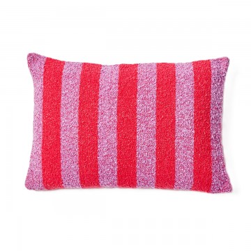 Bonnie and Neil | Cushion 60x40cm | Boucle Stripe Candy